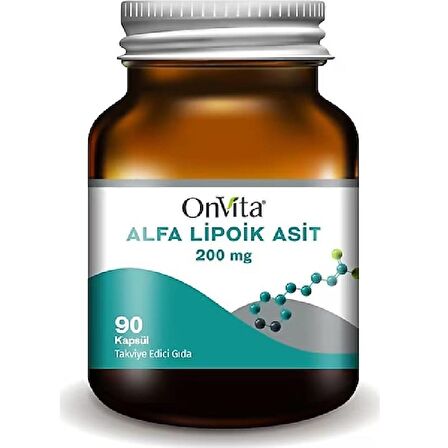 Onvita Alfa Lipoik Asit 200 mg 90 Kapsül