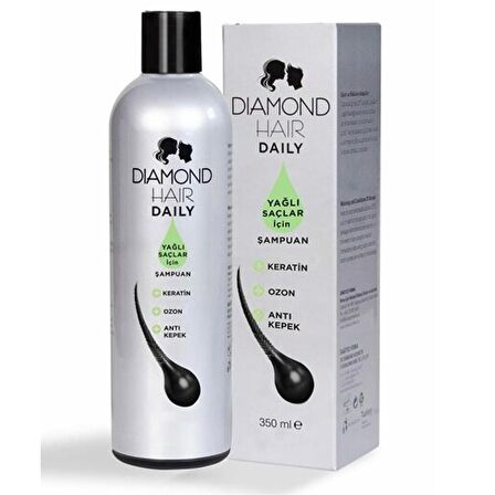 Diamond Hair Daily Yağlı Saçlar İçin Şampuan 350 ml