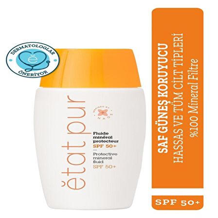 Etat Pur Fluide Mineral Güneş Kremi SPF50 40 ml