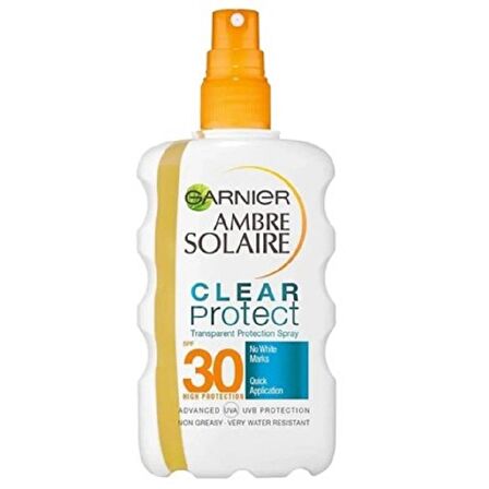 Garnier Ambre Solaire Clear Protect Yüksek Koruma Güneş Kremi SPF30 200 ml