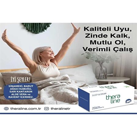 Theraline Sleep & Dream Bitkisel Çay 20 Poşet