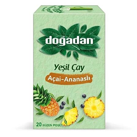 Doğadan Açai Ananaslı Yeşil Çay