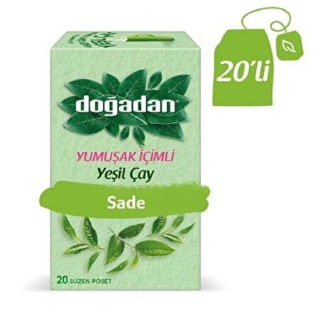 Doğadan Yeşil Çay Sade 20'li