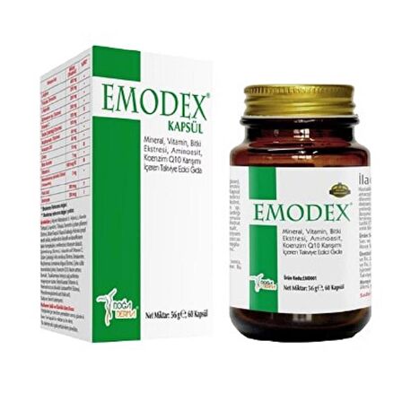 Emodex Takviye Edici Gıda 60 Kapsül