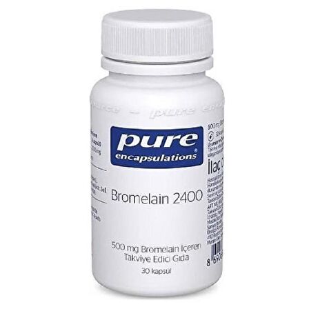 Bromelain 2400 500 mg 30 Kapsül