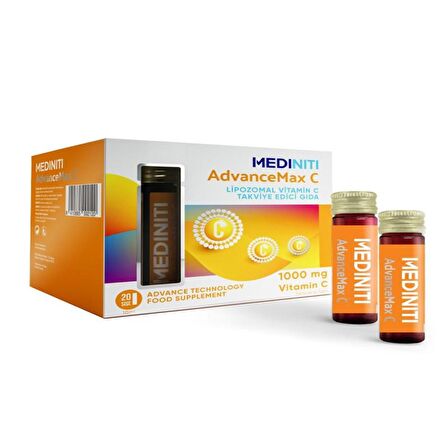 Advancemax Lipozomal C Vitamini 10 ml x 20 Shot