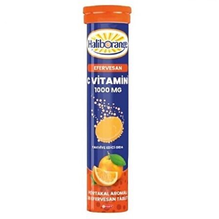 Haliborange Vitamin C Portakallı Efervesan Tablet 20'li