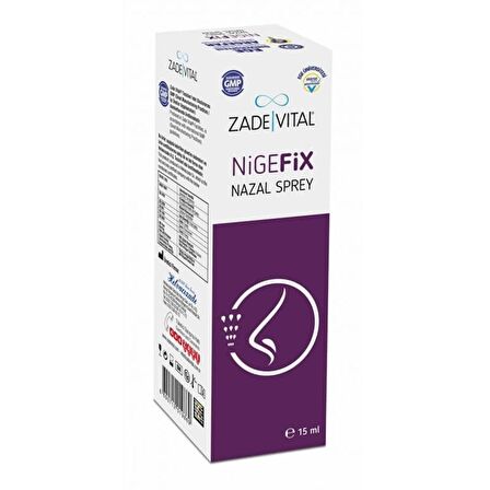 ZadeVital Nigefix Nazal Sprey 15 ml 