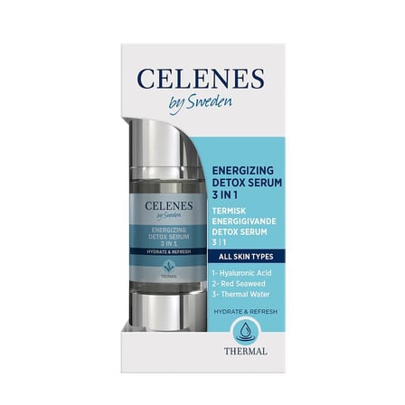 Celenes By Sweden Celenes Thermal 3 in 1 Canlandırıcı Detox Serum 30 ml