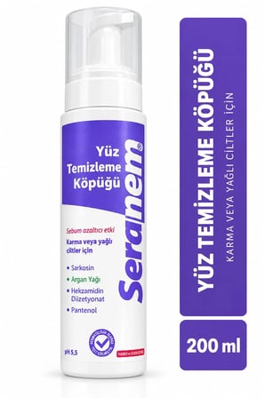 Seranem Yüz Temizleme Köpüğü 200 ml