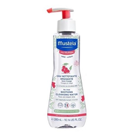 Mustela Soothing Cleansing Water Hassas Ciltler İçin Temizleme Suyu 300 ml