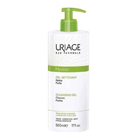 Uriage Hyseac Cleansing Gel 500 ml