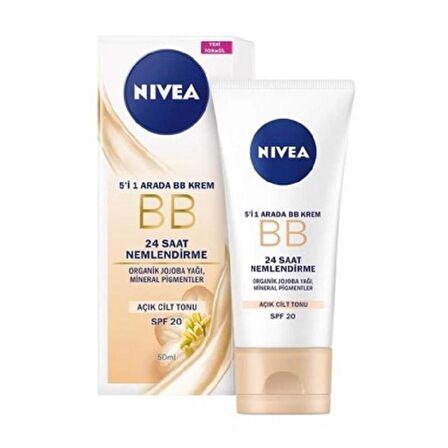 Nivea BB Krem Hepsi Bir Arada Nemlendirici Açık Ton 50 ml