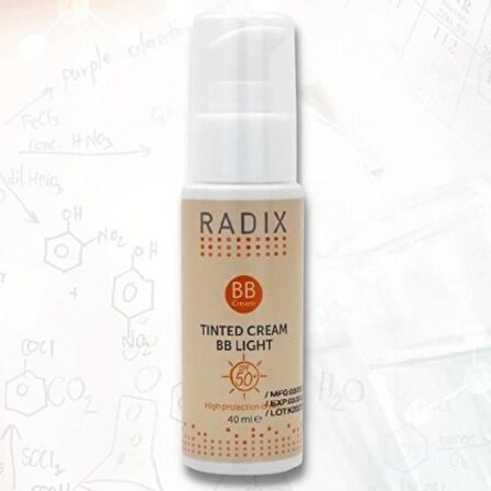 Radix BB Cream Tinted Light SPF50+ 40 ml