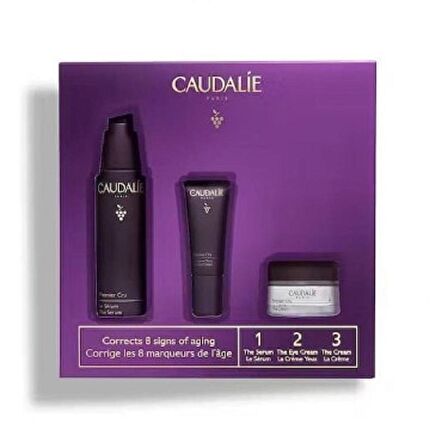 Caudalie Premier Cru Anti Ageing Gift Set Kapsamlı Yaşlanma Karşıtı Bakım Seti