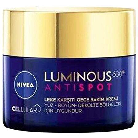 Nivea Cellular Luminous 630 Leke Karşıtı Gece Kremi 50 ml