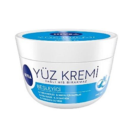 Nivea Yüz Kremi Besleyici Yağlı His Bırakmaz 100 ml