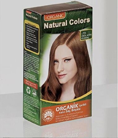 Onc Natural Colors Saç Boyası 7G - Altın Sarısı