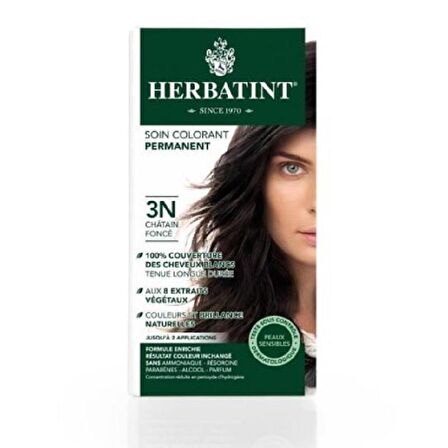 Herbatint Bitkisel Saç Boyası 3N Dark Chestnut Koyu Kestane150 ml