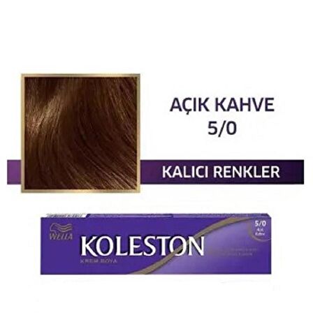 Koleston Tüp 5/0 Açık Kahve