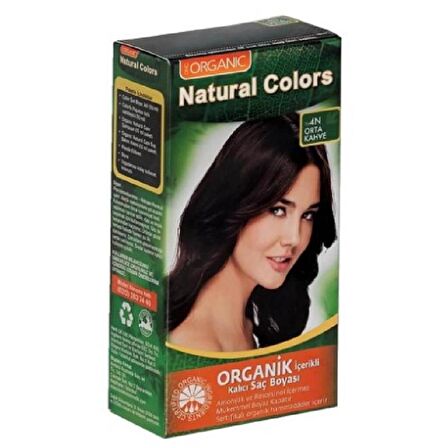 Onc Natural Colors Saç Boyası 4N - Orta Kahve