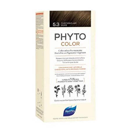 Phyto Pytocolor Sensitive 5.3 Dore Açık Kestane