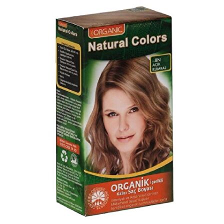 Organic Natural Colors Saç Boyası Açık Kumral 8N