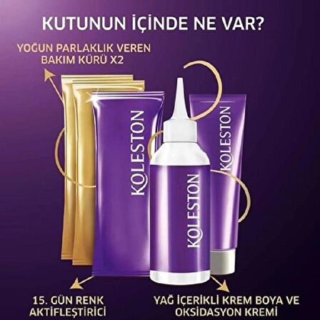 Koleston Kıt Saç Boyası 7/77 Işıltılı Kahve