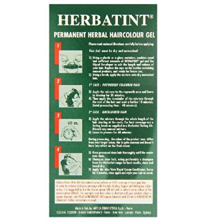 Herbatint Bitkisel Saç Boyası 5R Light Copper Chestnut Açık Bakır Kahve 135 ml