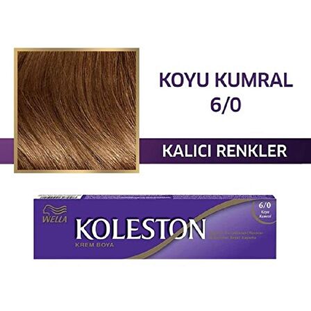 Koleston Tüp Boya 6/0 Koyu Kumral
