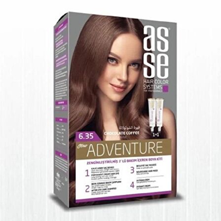 Asse Hair Color System Saç Boyası Çikolata Kahve No: 6.35