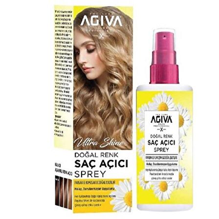 Agiva Ultra Shine Doğal Renk Saç Açıcı Sprey 150 ml