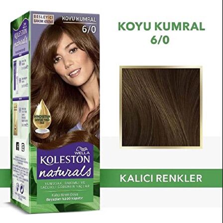 Koleston Naturals Boya 6/0 Koyu Kumral
