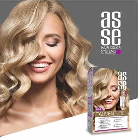 Asse Hair Color System Saç Boyası Sarı No: 10.00