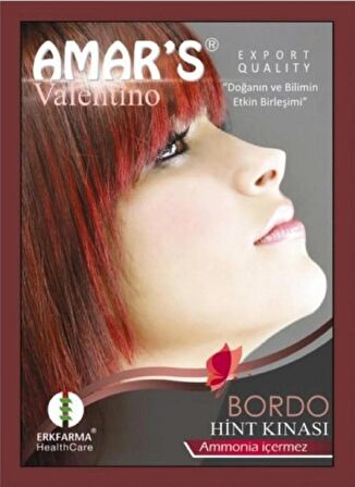 Amar's Hint Kınası - Bordo 10 gr