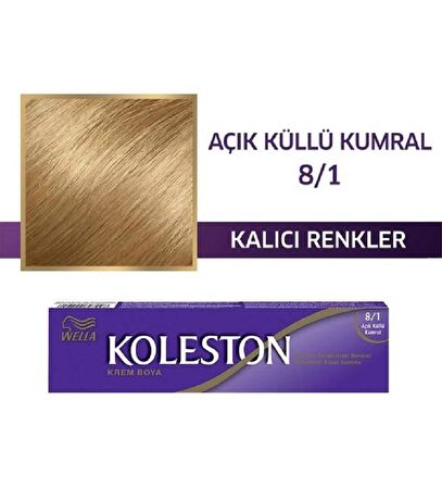 Koleston Tüp Boya 8/1 Açık Küllü Kumral