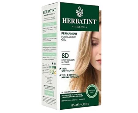 Herbatint Saç Boyası 8D Blond Clair Dore (Açık Altın Sarı) 150 ml