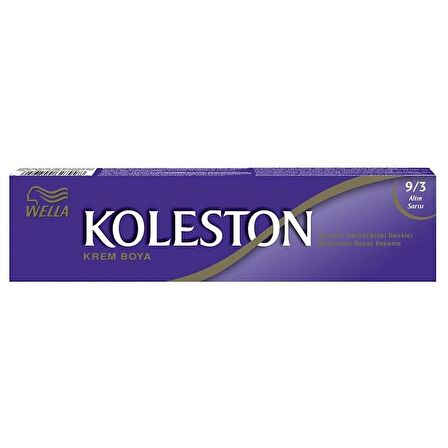 Koleston Tüp Boya 9/3 Altın Sarısı
