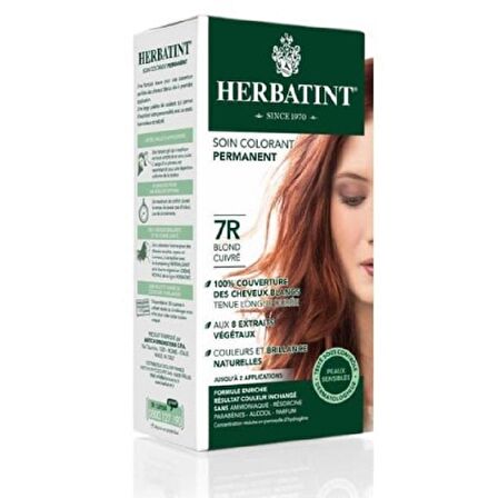 Herbatint Bitkisel Saç Boyası 7R Copper Blonde Bakır Sarı 150 ml