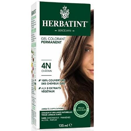 Herbatint Bitkisel Saç Boyası 4N Chestnut Kestane150 ml