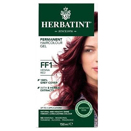 Herbatint Bitkisel Saç Boyası FF1 Henna Red Kına Kırmızı 150 ml