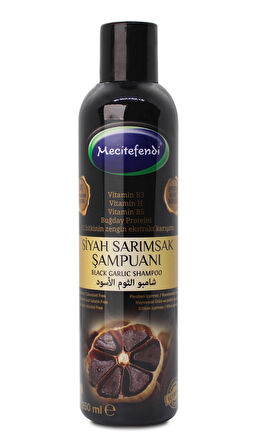  MECİTEFENDİ SİYAH SARIMSAK ŞAMPUANI 250 ML 