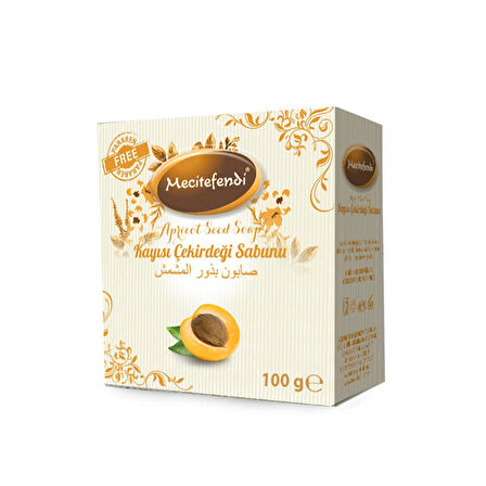  MECİTEFENDİ KAYISI ÇEKİRDEĞİ YAĞLI SABUN 100 GR 