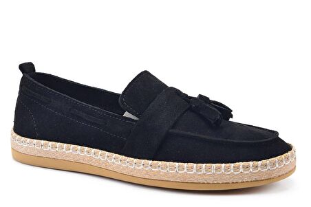 Siyah Günlük Loafer Erkek Ayakkabı -12644-