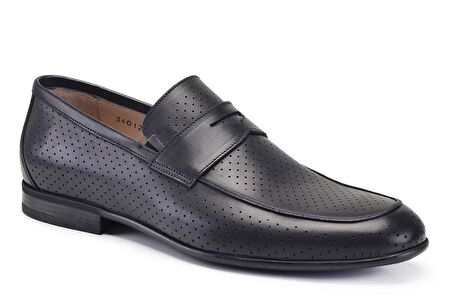 Siyah Günlük Loafer Erkek Ayakkabı -12181-