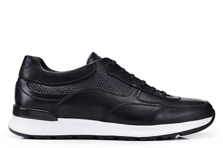 Siyah Sneaker Erkek Ayakkabı -11488-