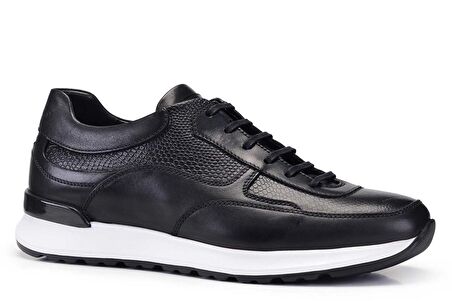 Siyah Sneaker Erkek Ayakkabı -11488-
