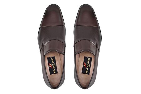 Koyu Kahverengi Kösele Erkek Ayakkabı -10634-