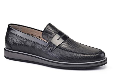 Siyah Günlük Loafer Erkek Ayakkabı -12586-