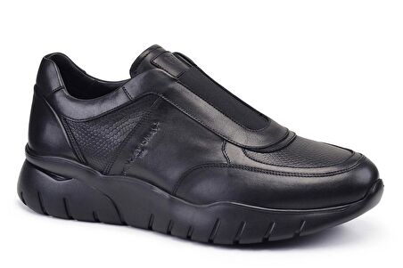Siyah Sneaker Erkek Ayakkabı -12553-